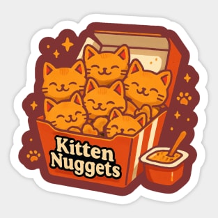 kitten-nuggets Sticker